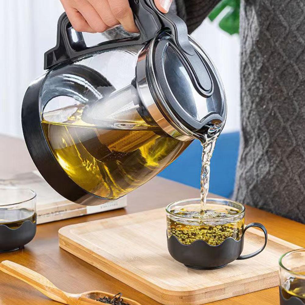 Nettle Leaf Tea - Glass Teapot with Tea Strainer Large