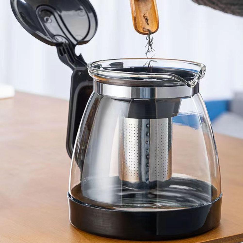 Glass Teapot with Tea Strainer - Nettle Leaf Tea 评论和价格